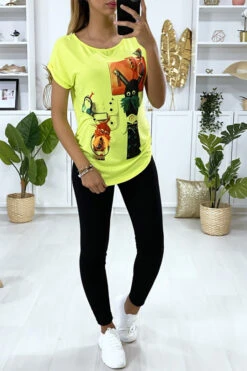 Tee-shirt Juin Avec Dessin Devant