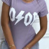 Tee-shirt Lilas D/OR